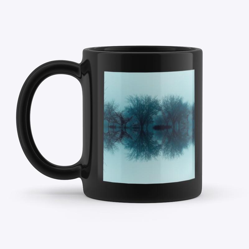 Were Time Stands Still Blue Tint Mug